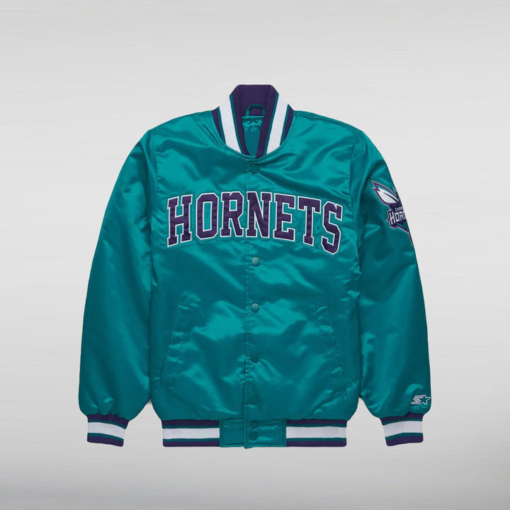 Hornets Satin Jacket HNA Leather