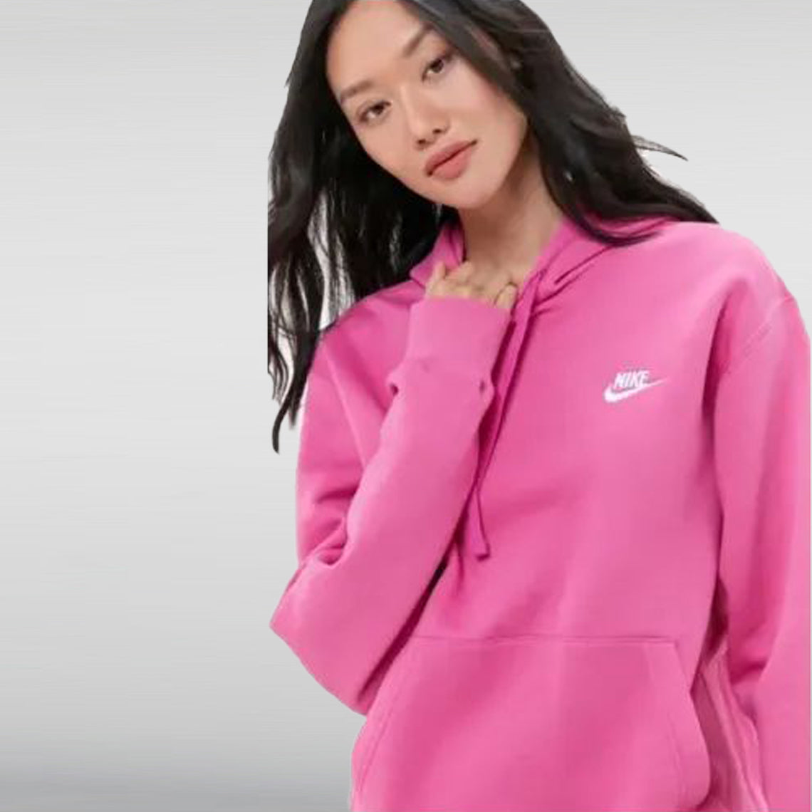 Hot Pink Nike Hoodie HNA Leather