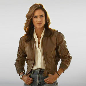 Penny Benjamin Top Gun Maverick Jennifer Connelly Brown Jacket - HNA Jackets 