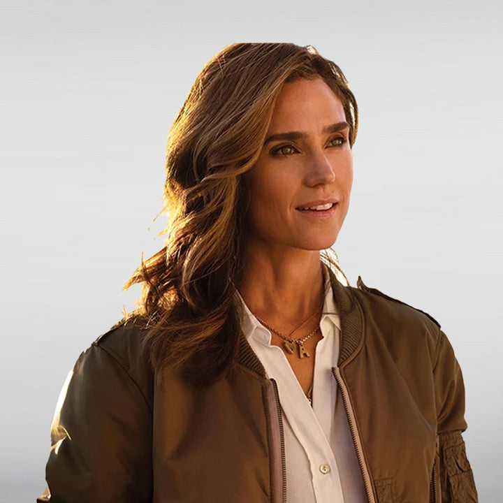 Penny Benjamin Top Gun Maverick Jennifer Connelly Brown Jacket - HNA Jackets 