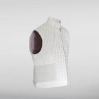 Justin Bieber White Quilted Vest HNA Leather