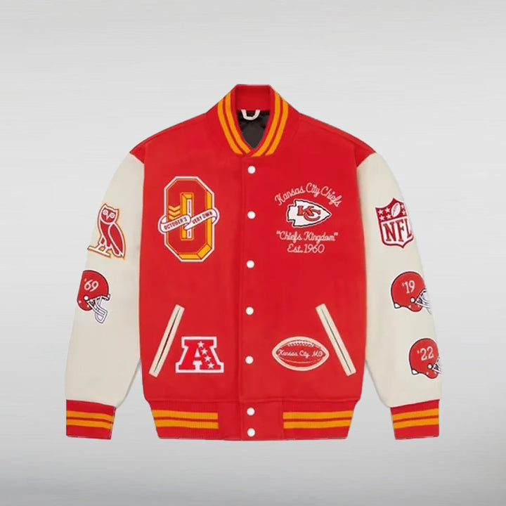 kansas city chiefs ovo jacket HNA Leather