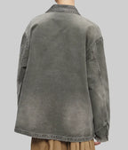 Katie Holmes Grey Denim Jacket