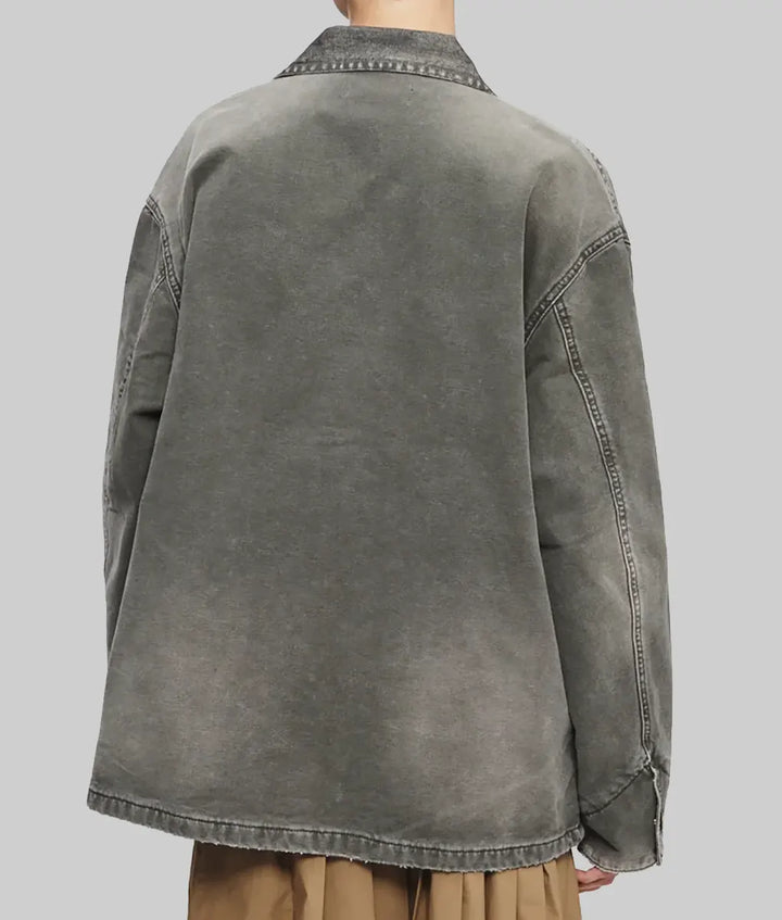 Katie Holmes Grey Denim Jacket