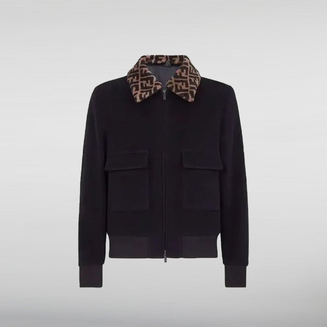 Katt Williams Fendi Black Jacket HNA Leather