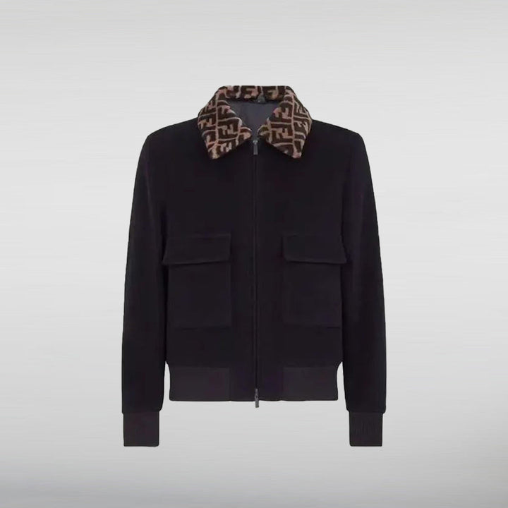 Katt Williams Fendi Black Jacket HNA Leather
