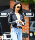 Kendall Jenner Brown Leather Jacket
