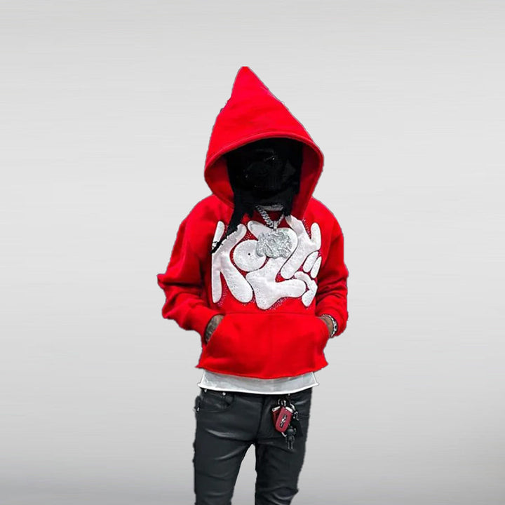 Kozy Y2k Red hoodie HNA Leather
