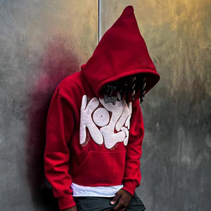 Kozy Y2k Red hoodie HNA Leather