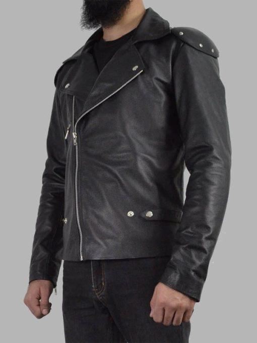 Mel Gibson Mad Max 1979 Black Leather Jacket