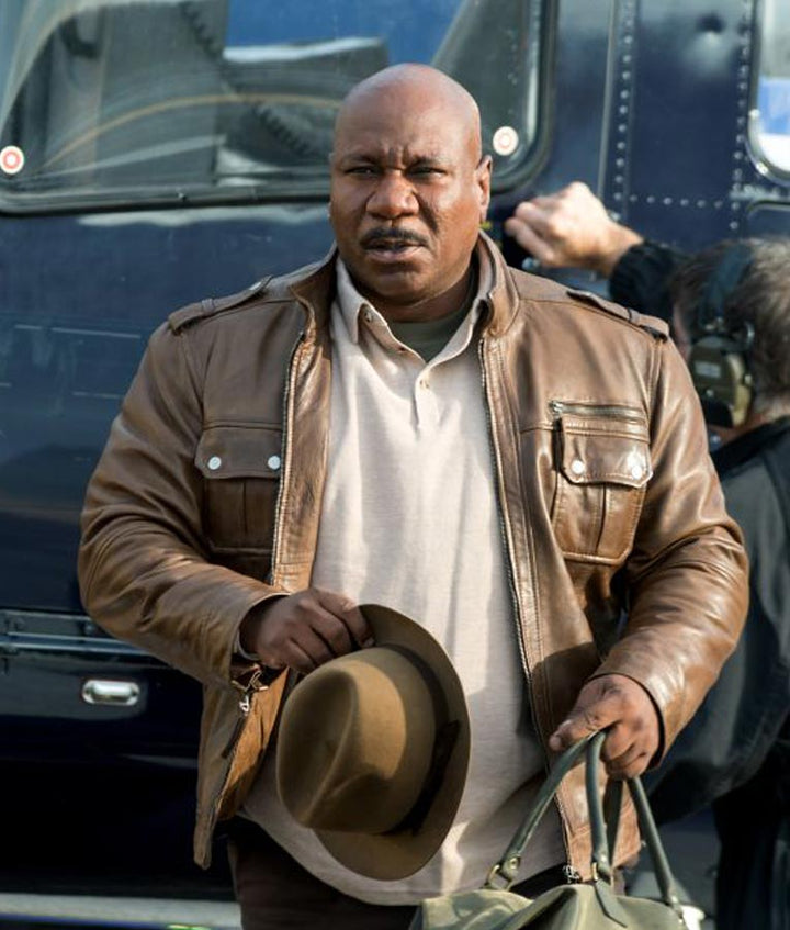 Ving Rhames Mission Impossible 7 Brown Leather Jacket