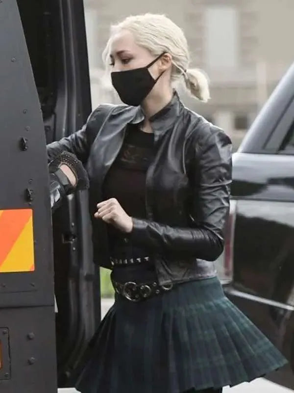 Pom Klementieff Mission Impossible 7 Black Leather Jacket