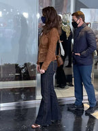 Hayley Atwell Mission Impossible 7 Brown Jacket