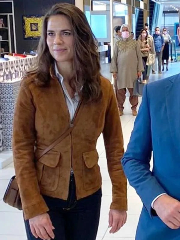 Hayley Atwell Mission Impossible 7 Brown Jacket