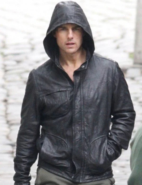 Mission Impossible Ghost Protocol Black Leather Jacket