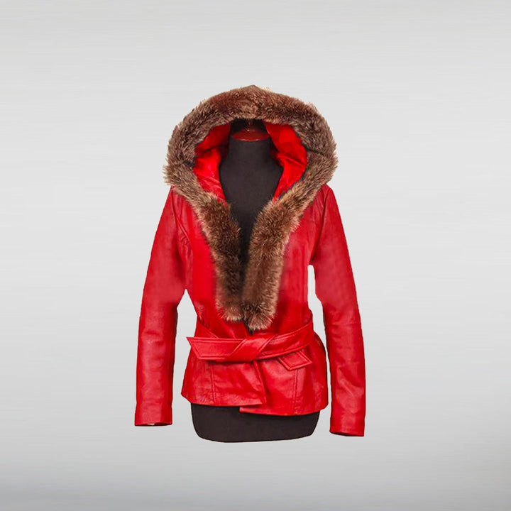 Mrs Claus Christmas Jacket HNA Leather
