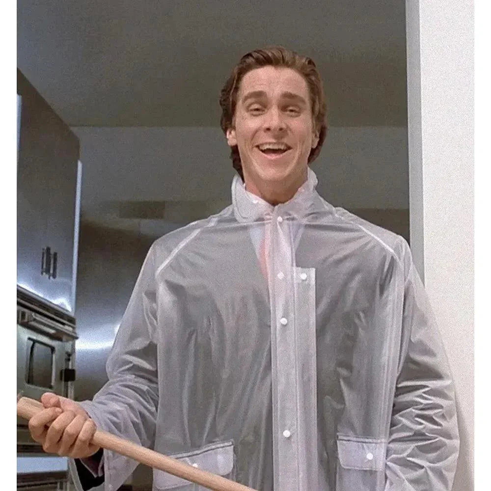 American Psycho Patrick Bateman Rain Coat
