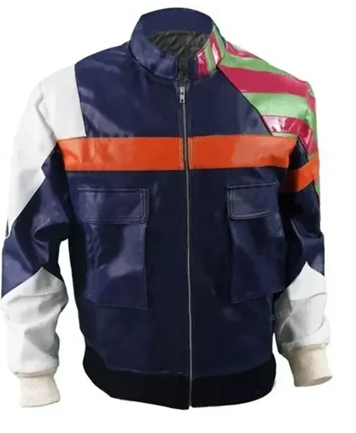 SING 2 Porsha Crystal Stylish Multicolor Leather Jacket
