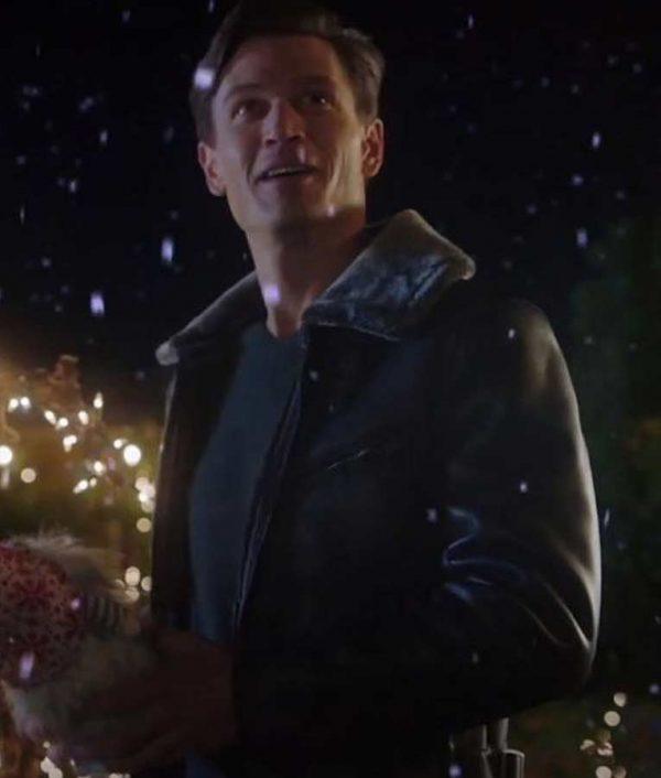 A Very Charming Christmas Town Jon Prescott Leather Jacket