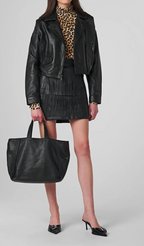 Colette Oversized Leather Jacket