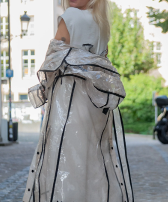 Transparent Trench Coat