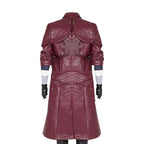 DMC Dante Devil May Cry 5 Maroon Trench Leather Coat Back