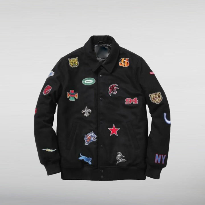 Supreme Franchise Varsity Jacket HNA Leather