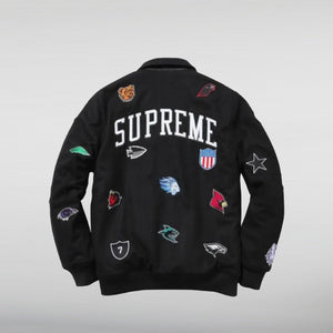Supreme Franchise Varsity Jacket HNA Leather