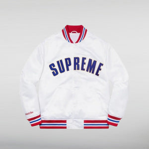 Supreme Mitchell & Ness Jacket HNA Leather