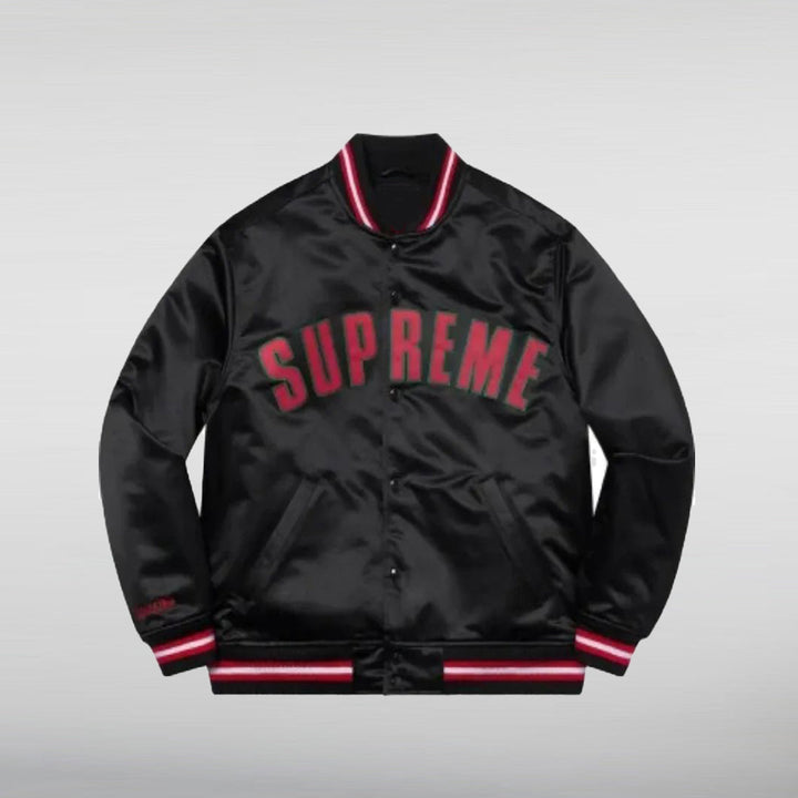 Supreme Mitchell & Ness Jacket HNA Leather