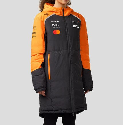 Official Unisex McLaren F1 Longline Padded Jacket