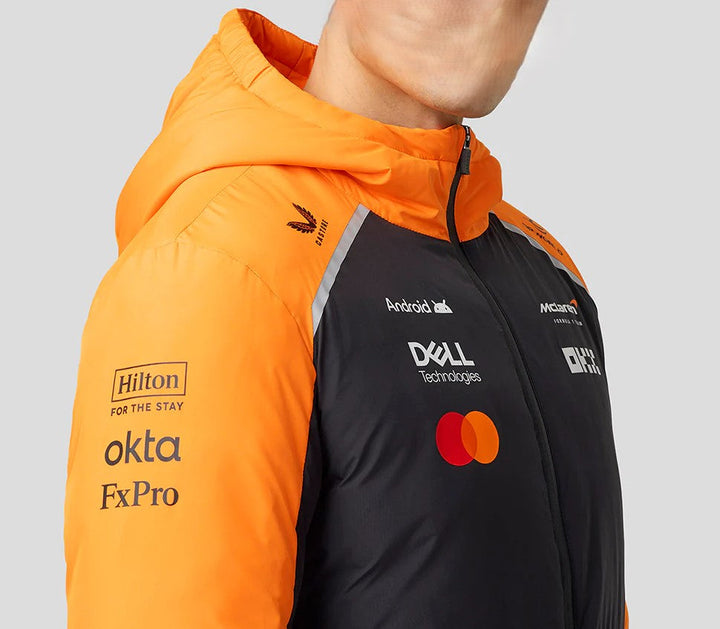 Official Unisex McLaren F1 Longline Padded Jacket