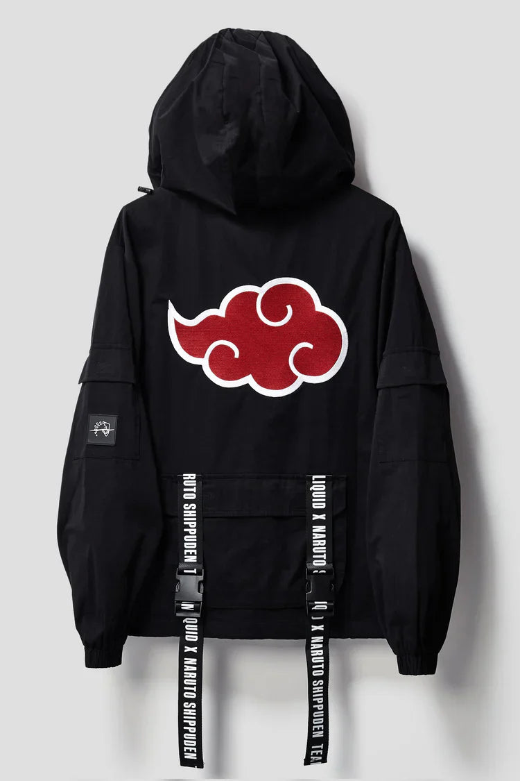 Liquid X Naruto Akatsuki Itachi Tech Jacket Double Sided