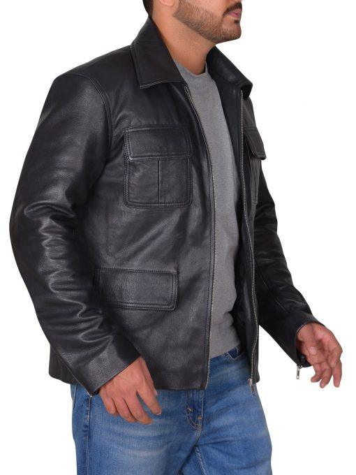 Vampire Diaries Damon Salvatore Leather Jacket