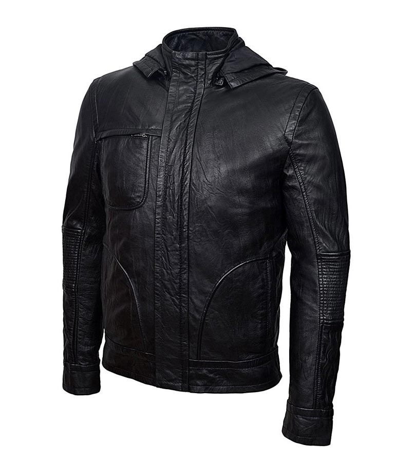 Mission Impossible Ghost Protocol Black Leather Jacket