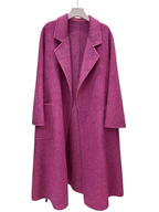 Amma Calder Shetland S08 Purple Long Coat