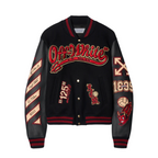 AC Milan X Black Varsity Jacket