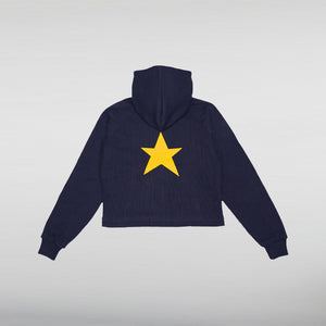 Short Length Black vwoolo hoodie