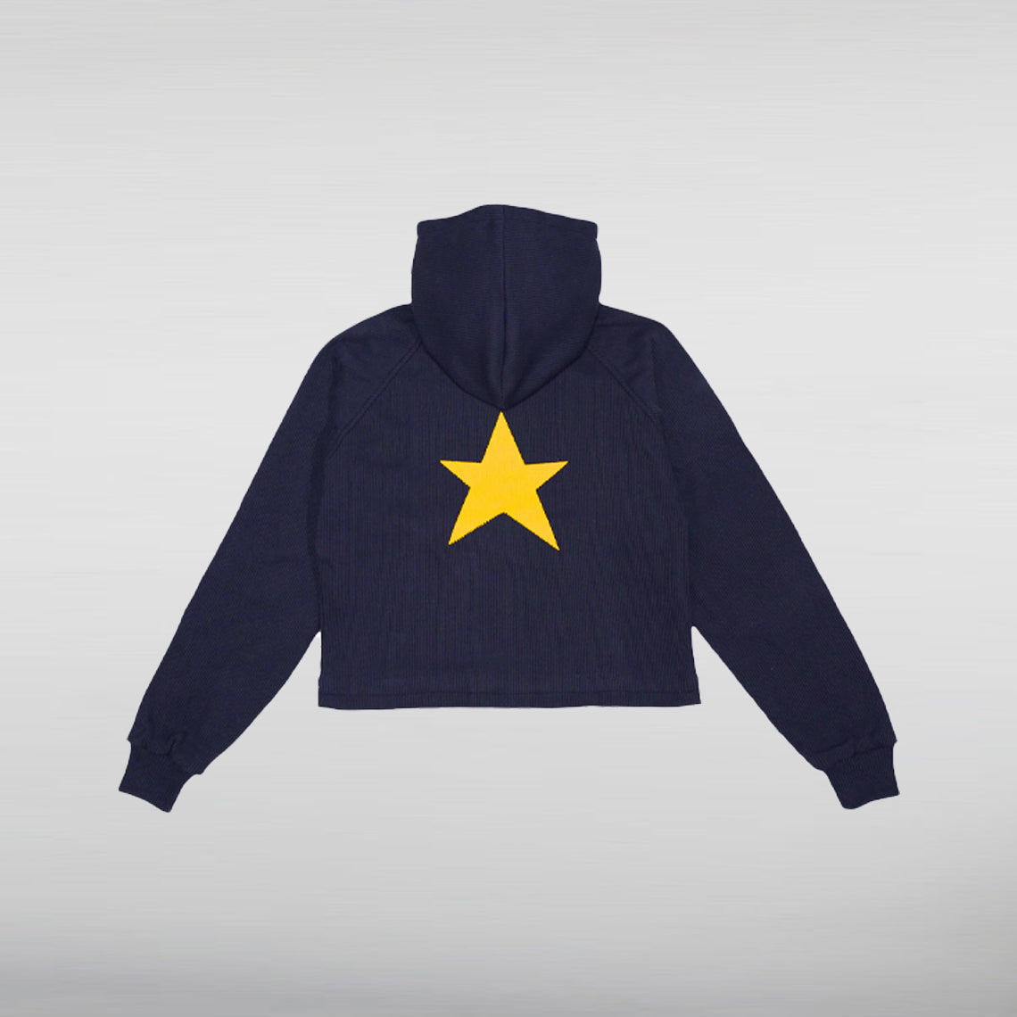 Short Length Black vwoolo hoodie