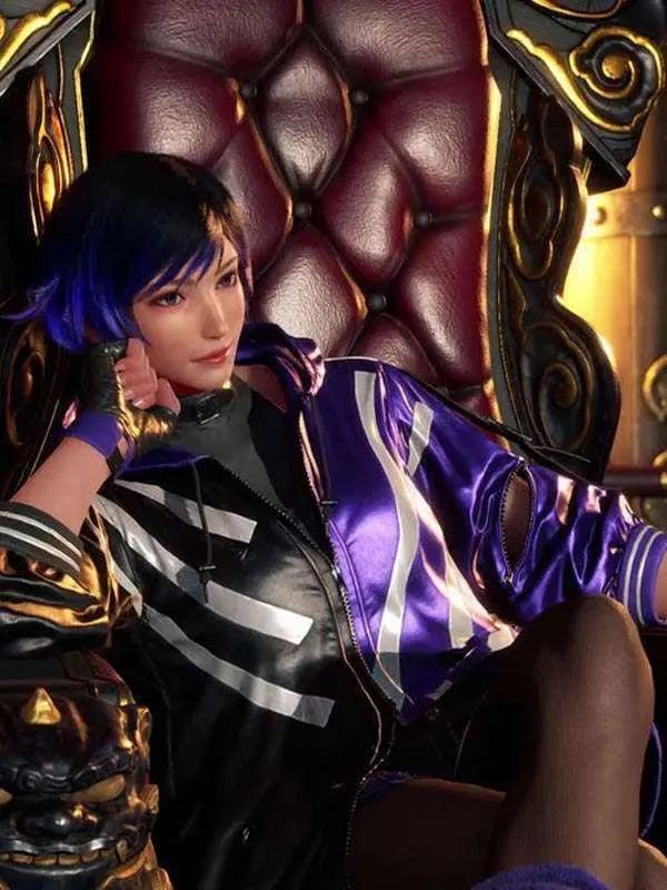 Tekken 8 Reina Mishima Leather Jacket
