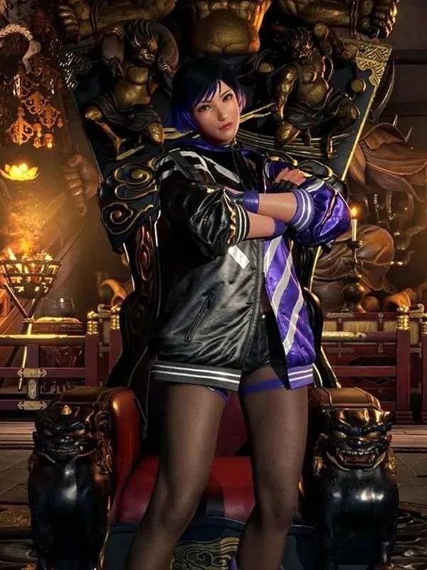 Tekken 8 Reina Mishima Leather Jacket