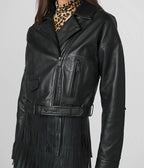 Colette Oversized Leather Jacket