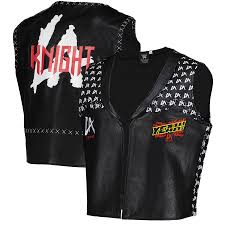 WWE Smackdown LA Knight Leather Vest HNA Leather