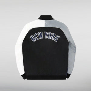NEW YORK YANKEES VARSITY SATIN JACKET HNA Leather