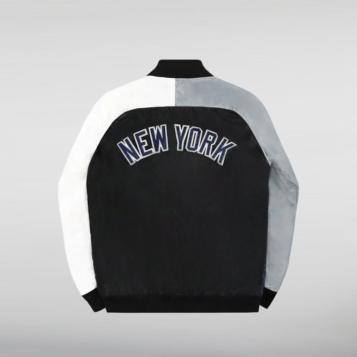 NEW YORK YANKEES VARSITY SATIN JACKET HNA Leather
