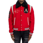 Amiri Red Varsity Jacket