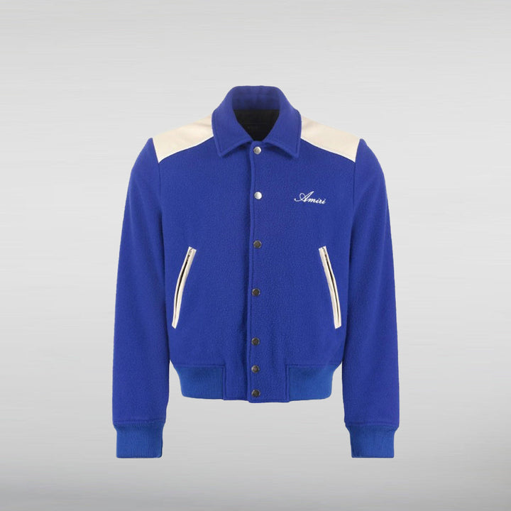 Jalen Hurts Amiri Varsity Jacket Blue