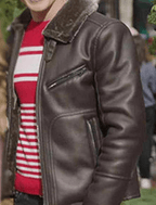 A Very Charming Christmas Town Jon Prescott Leather Jacket