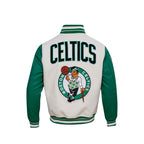 Boston Celtics Varsity Cream Jacket