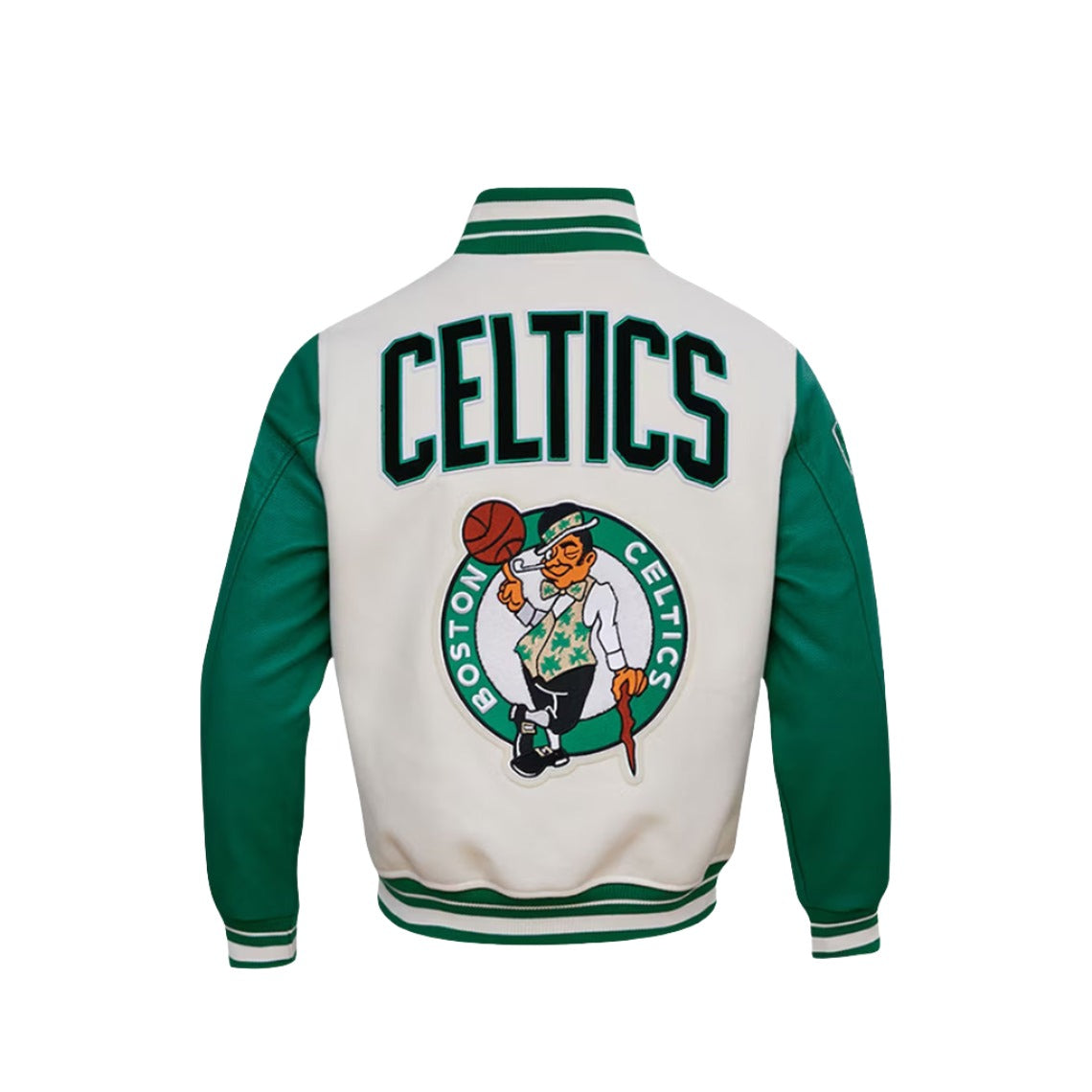 Boston Celtics Varsity Cream Jacket